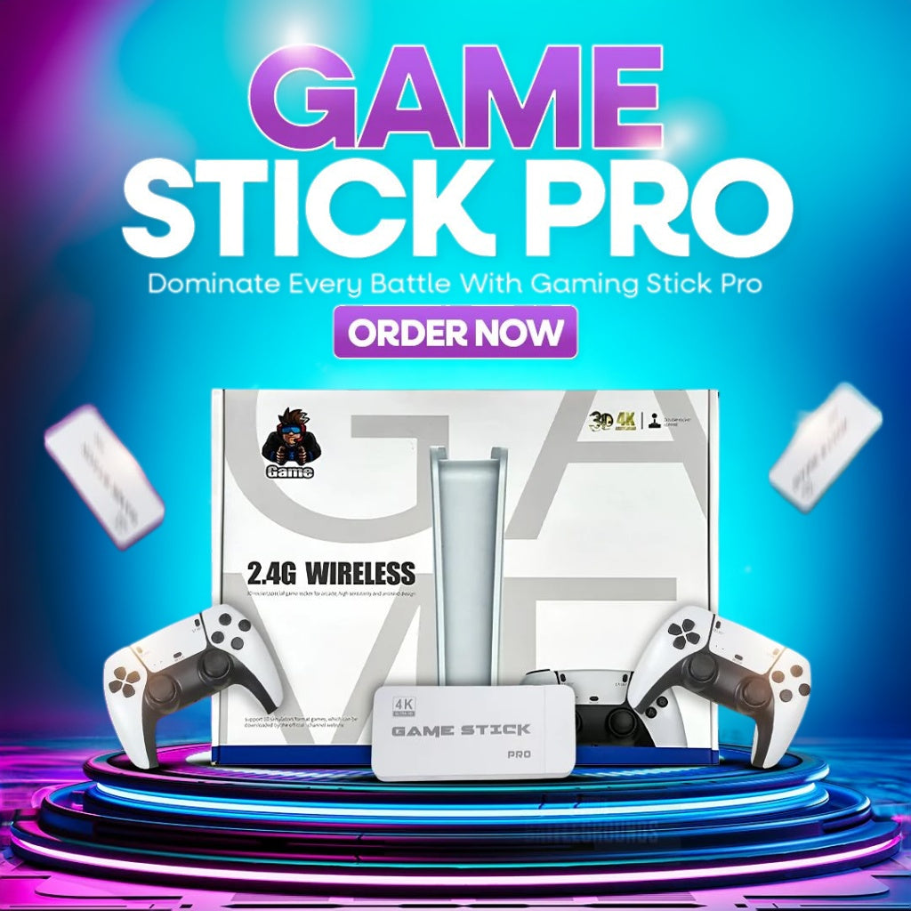 Retro Game Stick Pro™ CONSOLE (2 FREE CONTROLLERS INCLUDED)
